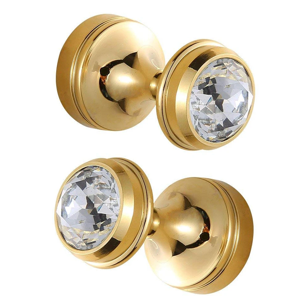 Leyden Brass Towel Hook Set of Two Round Type with Crystal, Wall Mounted 2 Coat Robe Hangers Small Size Heavy Duty Black Finish
Leyden Brass Towel Hook Set of Two Round Type with Crystal, Wall Mounted 2 Coat Robe Hangers Small Size Heavy Duty Black Finish