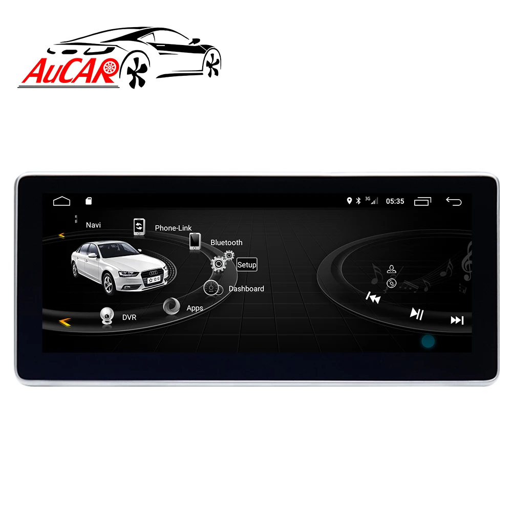 Автомагнитола AuCAR с сенсорным экраном Android для Audi A4 A4L A5 2008 GPS DVD плеер