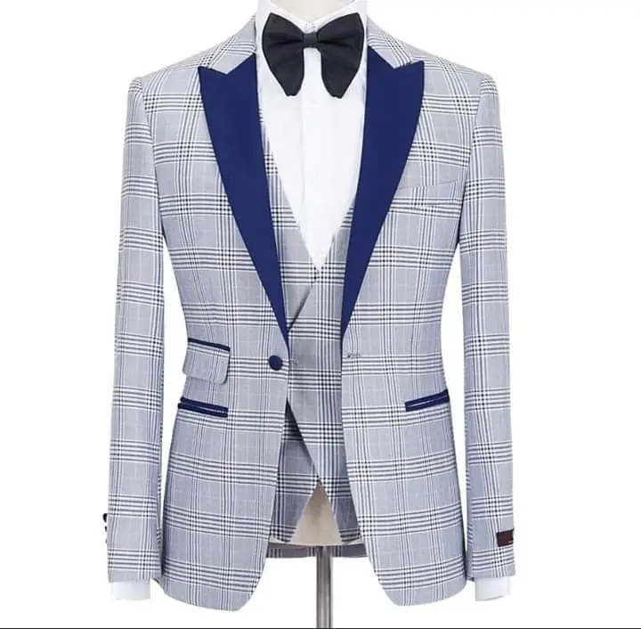 new Wedding Dress Hot Men's suits Tailored Suit Blazer Suits For Men Peaked Lapel 3 pieces (Jacket+Pants+Vest)
new Wedding Dress Hot Men's suits Tailored Suit Blazer Suits For Men Peaked Lapel 3 pieces (Jacket+Pants+Vest)