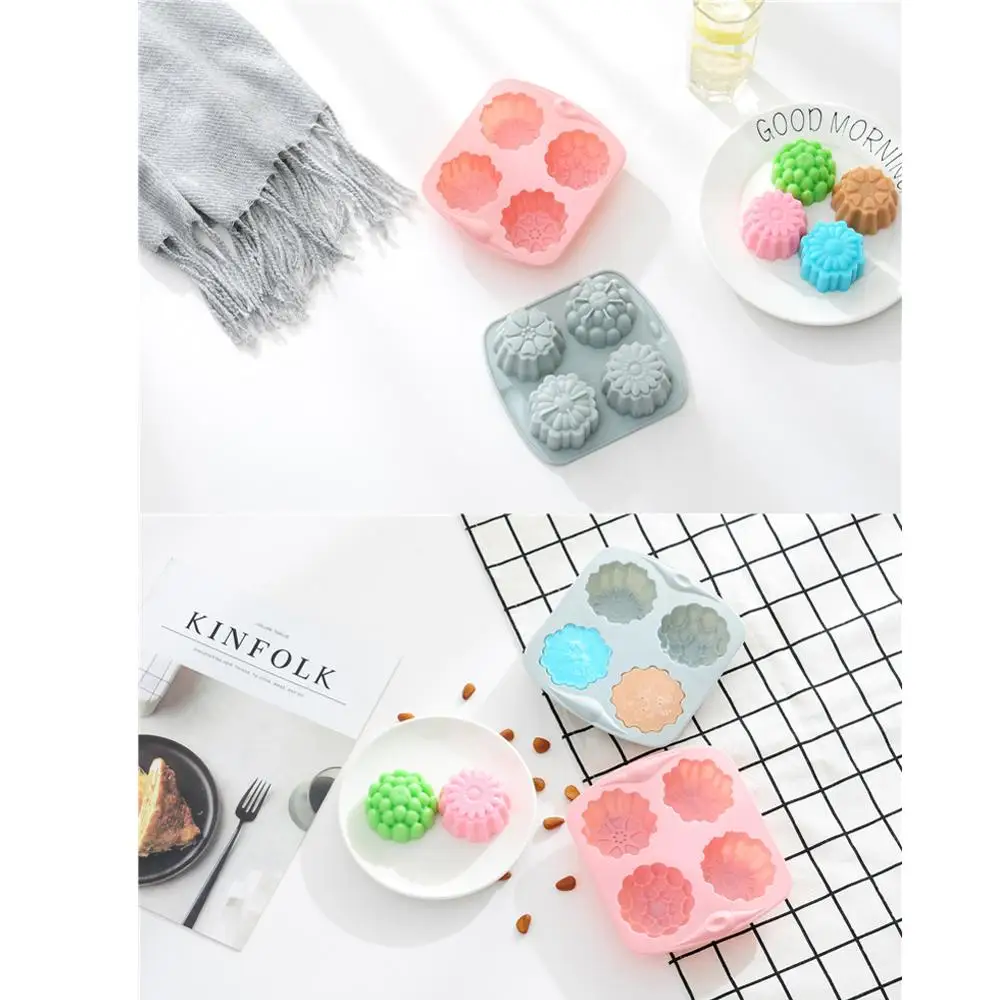 E-doo Ice Cube Tray, Silicone Flower Shape Ice Cube Tools for Candy, Chocolate, Desserts, Baking and Cooling Drinking
E-doo Ice Cube Tray, Silicone Flower Shape Ice Cube Tools for Candy, Chocolate, Desserts, Baking and Cooling Drinking