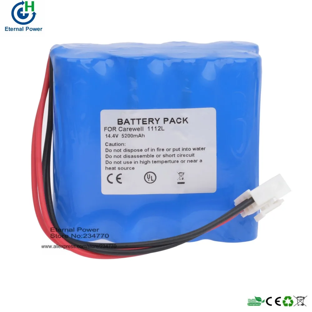 Запасной аккумулятор для ЭКГ carewell ECG 1112L высококачественная медицинская литиевая