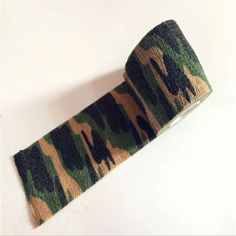 Medical bandage self-adhesive elastic bandage sport fitness tape camouflage cohesive bandage tape Kinesiology sporttape
Medical bandage self-adhesive elastic bandage sport fitness tape camouflage cohesive bandage tape Kinesiology sporttape