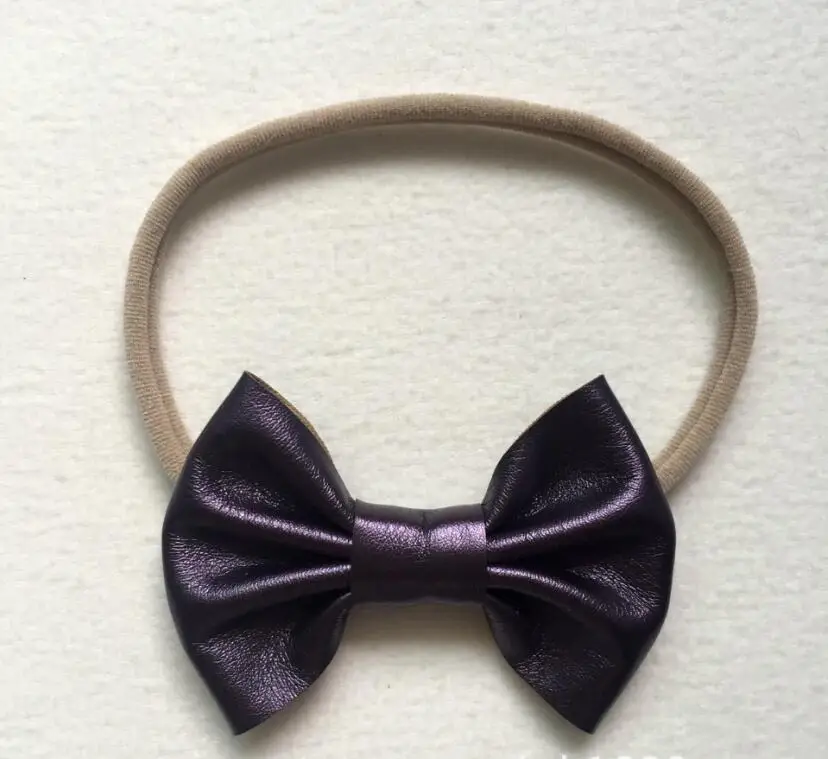 12Colors Leather Bows Hairbands Leather Bow Hairband Nylon Headband Gold Bow Pink Bow Headband 36Pcs
12Colors Leather Bows Hairbands Leather Bow Hairband Nylon Headband Gold Bow Pink Bow Headband 36Pcs