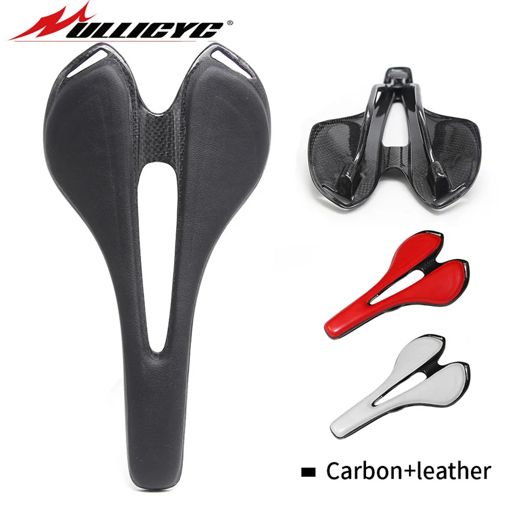 Ullicyc 2019 Top Newest leather + carbon fibre top-level mountain bike full carbon saddle/ road bicycle saddle/MTB or Road parts
Ullicyc 2019 Top Newest leather + carbon fibre top-level mountain bike full carbon saddle/ road bicycle saddle/MTB or Road parts
