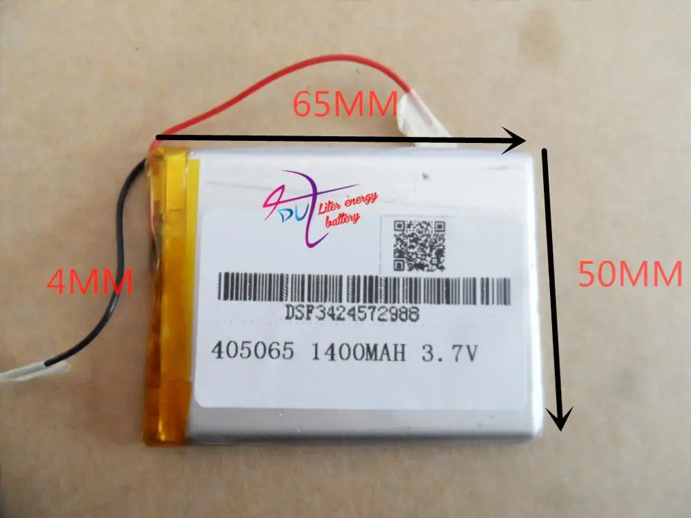 Аккумулятор для планшета 3 7 в 405065 компактный аккумулятор MP3 MP4 GPS-навигатора