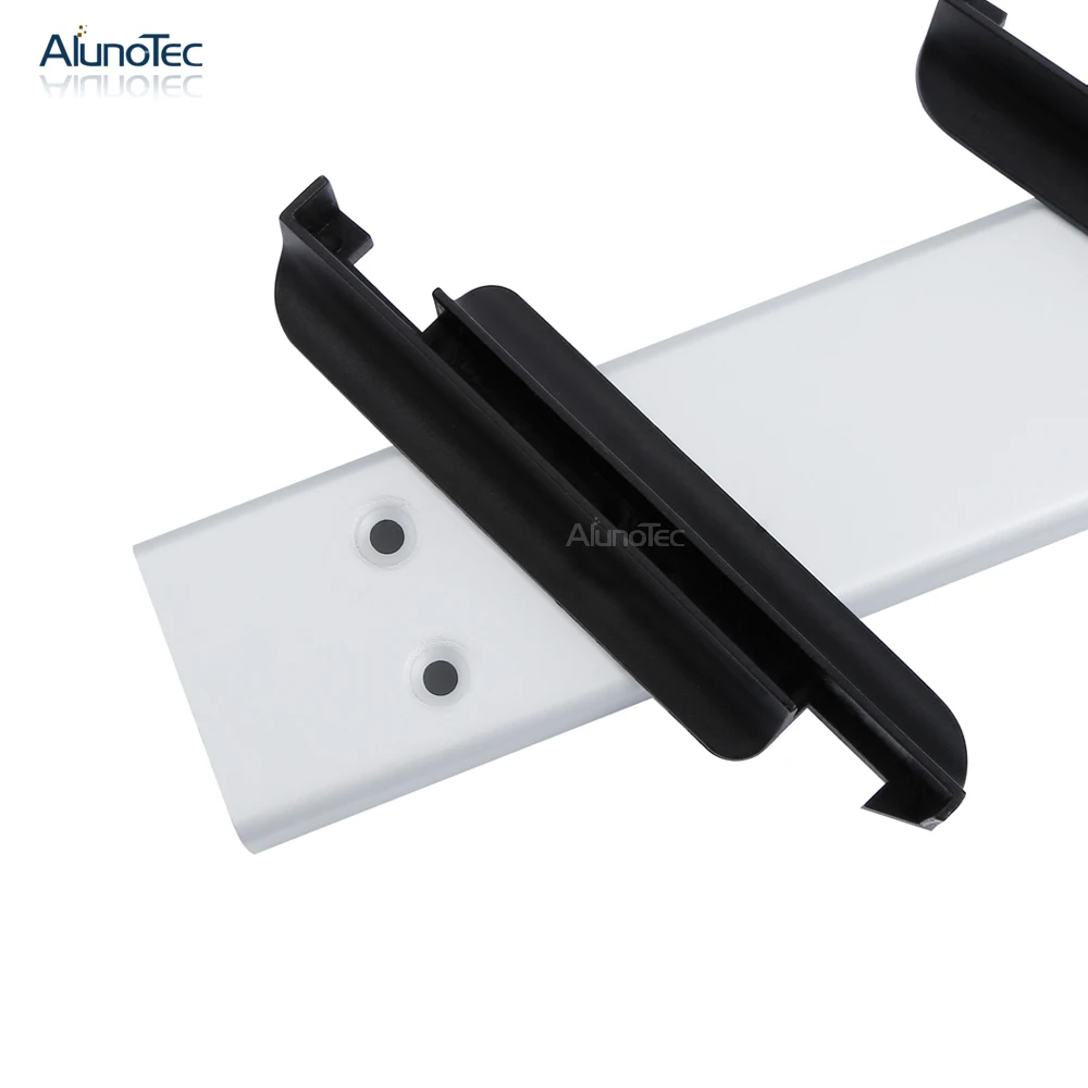 Aluno SF-300 6 Inch Clip 4 blades 580mm(H) anodised Finish with Sliver Louvres Frame | Дом и сад
