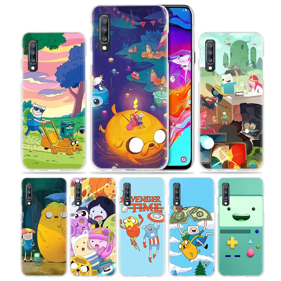 Чехол аниме для Samsung Galaxy A50 A70 A20e A40 A30 A20 A10 A51 A70s A9 A7 2018 жесткий прозрачный чехол