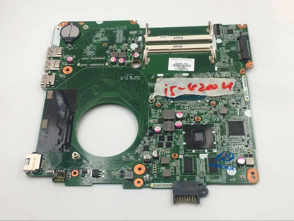 737669-501 DA0U83MB6E0 Motherboard For HP For Pavilion15-N Laptop Motherboard 737669-001 8670M 1GB i5-4200U 100% Tested OK
737669-501 DA0U83MB6E0 Motherboard For HP For Pavilion15-N Laptop Motherboard 737669-001 8670M 1GB i5-4200U 100% Tested OK