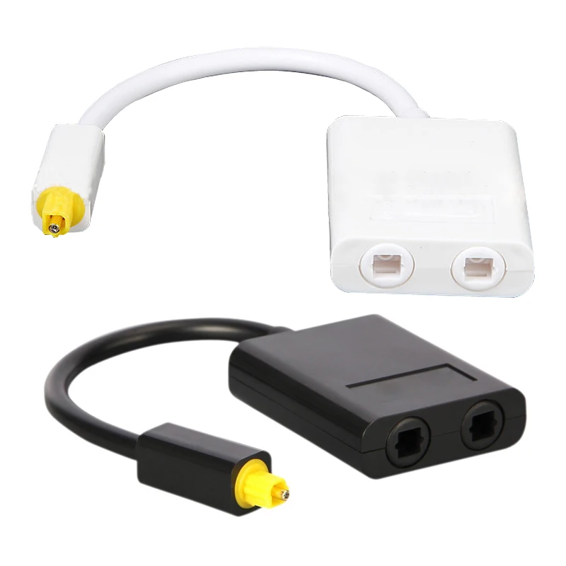 Hot Sale Toslink Gold Plated Digital Audio Optical Splitter 1 in 2 Out Adapter Cable
Hot Sale Toslink Gold Plated Digital Audio Optical Splitter 1 in 2 Out Adapter Cable