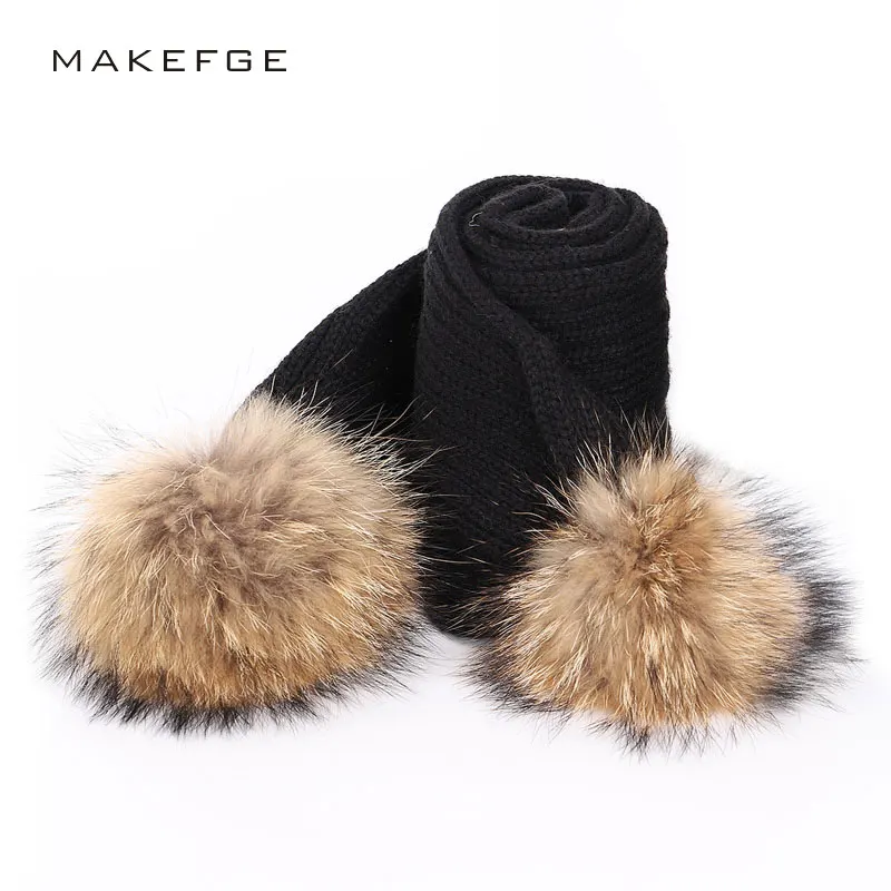 Autumn and winter new children's knit scarf warm and comfortable raccoon fur pompom solid color thick boy girl bib ski kids
Autumn and winter new children's knit scarf warm and comfortable raccoon fur pompom solid color thick boy girl bib ski kids