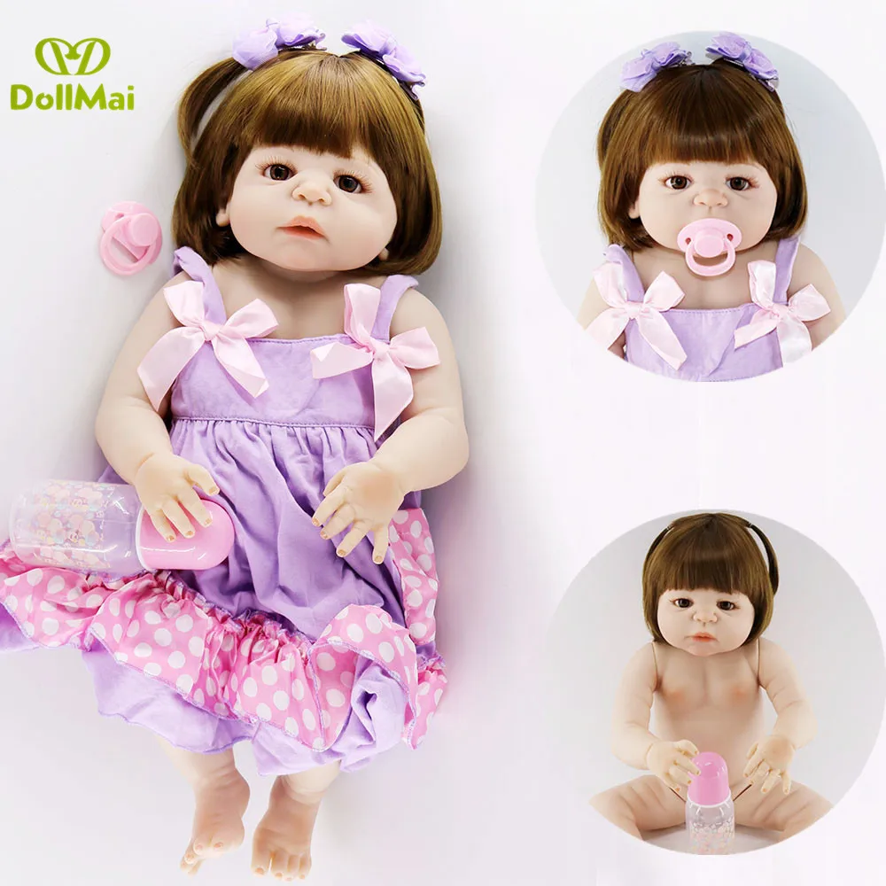 22inch 55cm Full silicone Vinyl Princess Toddler Babies Dolls modeling Girls Birthday Gift Present Child Play House Toy
22inch 55cm Full silicone Vinyl Princess Toddler Babies Dolls modeling Girls Birthday Gift Present Child Play House Toy
