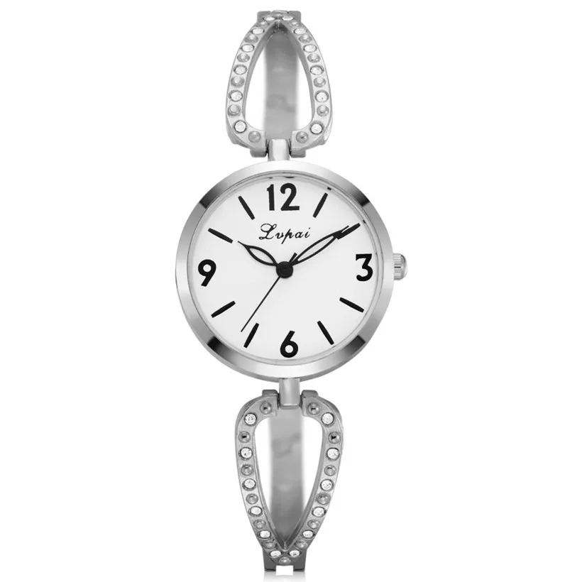 Женский роскошный браслет наручные часы lvpai модный бренд розовое золото