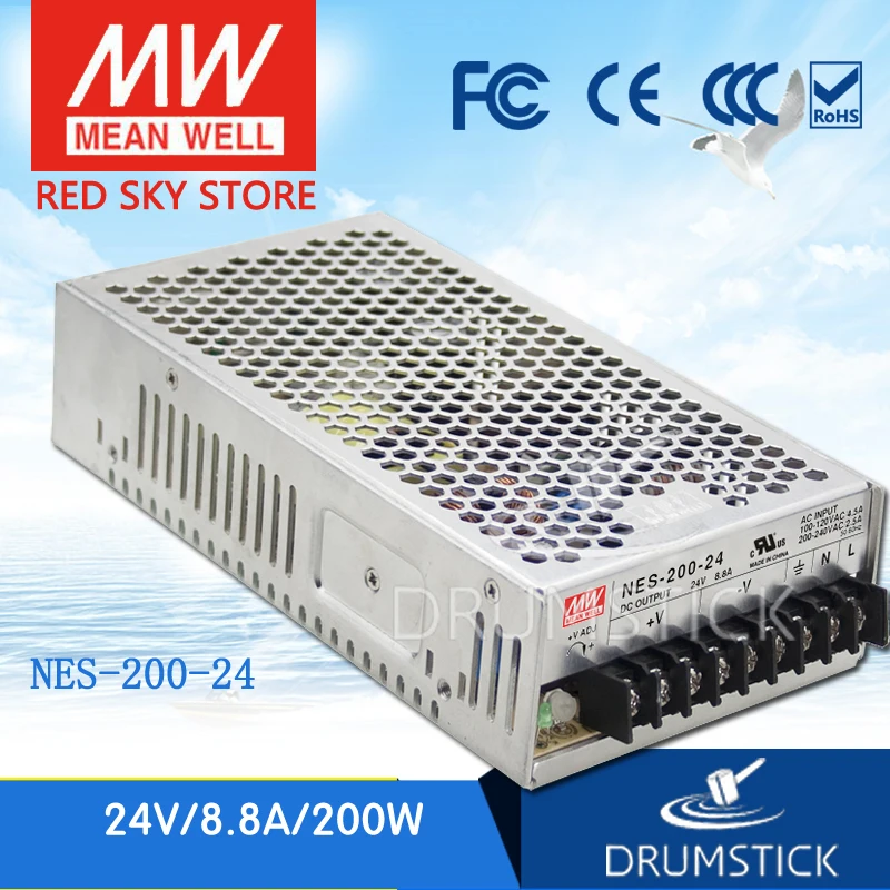 prosperity MEAN WELL NES-200-24 24V 8.8A meanwell NES-200 211.2W Single Output Switching Power Supply
prosperity MEAN WELL NES-200-24 24V 8.8A meanwell NES-200 211.2W Single Output Switching Power Supply