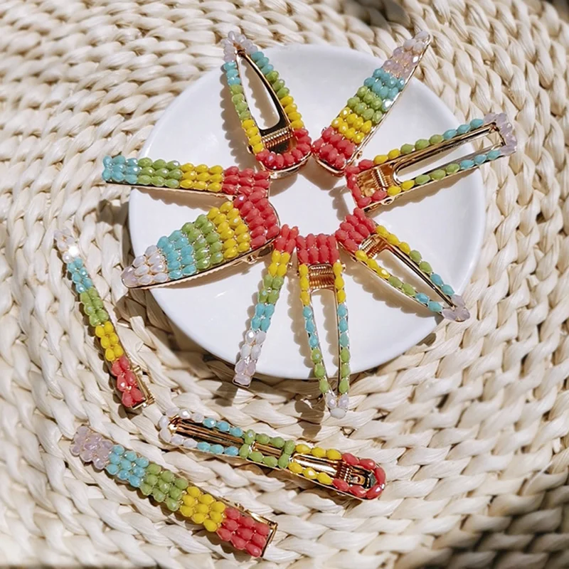 Gradient Rainbow Dazzle Crystal Hair Clip Women Hair Jewelry New Fashion Bangs Alligator Hairpins Girls Hair Accessories
Gradient Rainbow Dazzle Crystal Hair Clip Women Hair Jewelry New Fashion Bangs Alligator Hairpins Girls Hair Accessories