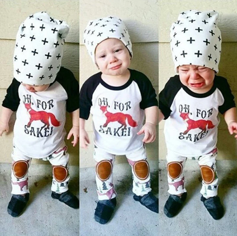 Boys T-shirt Cartoon Animal Printed Toddler Baby T Shirt Clothes Spring Autumn Cute Fox Long Sleeve Girl T Shirts Tops Outfits
Boys T-shirt Cartoon Animal Printed Toddler Baby T Shirt Clothes Spring Autumn Cute Fox Long Sleeve Girl T Shirts Tops Outfits