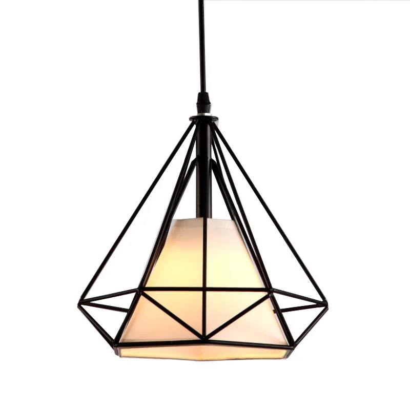 Diamond Style Art E27 Hanging Light Minimalist Retro Single Head Wind Iron Birdcage Pendant Lamp For Restaurant Bar Home Decor
Diamond Style Art E27 Hanging Light Minimalist Retro Single Head Wind Iron Birdcage Pendant Lamp For Restaurant Bar Home Decor