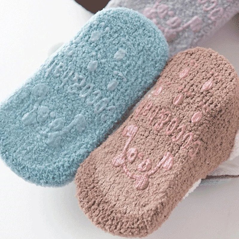 Cute Cartoon Baby Socks Soft Coral Fleece Infant Baby Socks For Girls Anti Slip Warm Indoor Home Floor Socks For Kids
Cute Cartoon Baby Socks Soft Coral Fleece Infant Baby Socks For Girls Anti Slip Warm Indoor Home Floor Socks For Kids