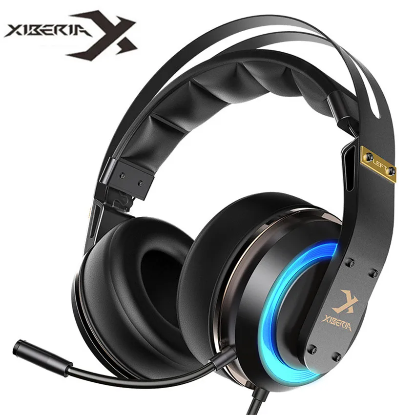 XIBERIA T19 Gaming Headset USB 3D объемное звучание наушников с активным шумоподавлением Микрофон светодиодный для компьютера ПК геймер
XIBERIA T19 Gaming Headset USB 3D объемное звучание наушников с активным шумоподавлением Микрофон светодиодный для компьютера ПК геймер