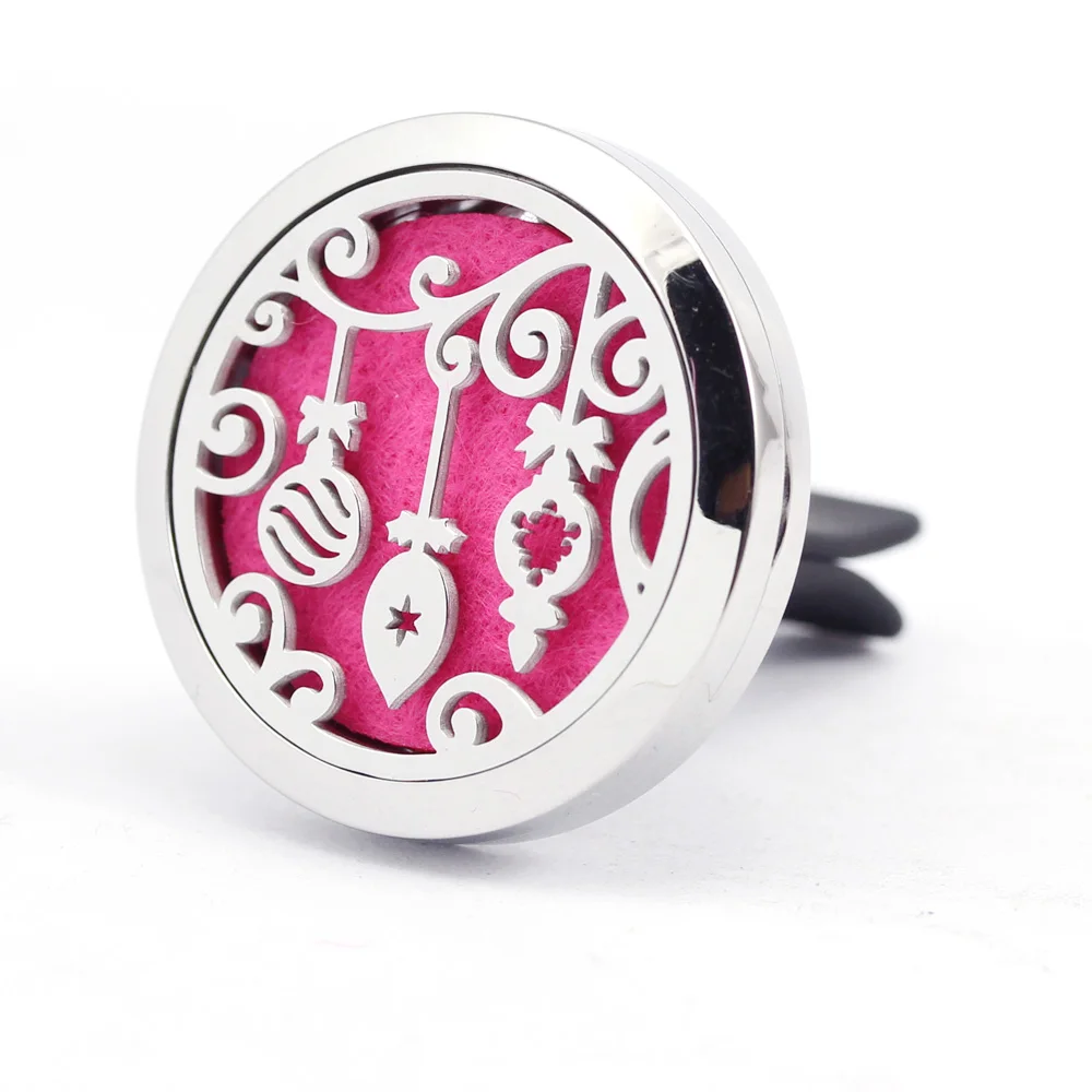 Stainless Steel Christmas element Car Aroma Diffuser Essential Oil Car Diffuser Vent Clip
Stainless Steel Christmas element Car Aroma Diffuser Essential Oil Car Diffuser Vent Clip