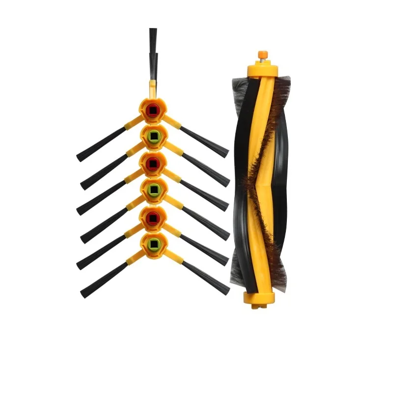 Brush For Ecovacs Deebot DT85 DT83 DM81 DM85 DT85G DE33 DD35 DR98 Robot Vacuum Cleaner Parts 6x side brush 1x Main Roller brush
Brush For Ecovacs Deebot DT85 DT83 DM81 DM85 DT85G DE33 DD35 DR98 Robot Vacuum Cleaner Parts 6x side brush 1x Main Roller brush