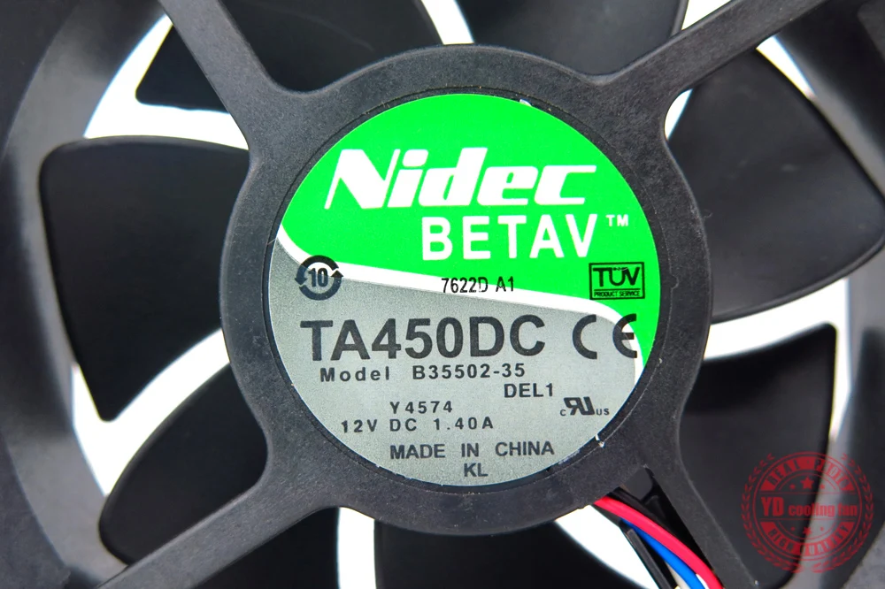 Nidec 12038 DC 12V 1.4A FOR DELL 390 TA450DC B35502-35 cooling fan