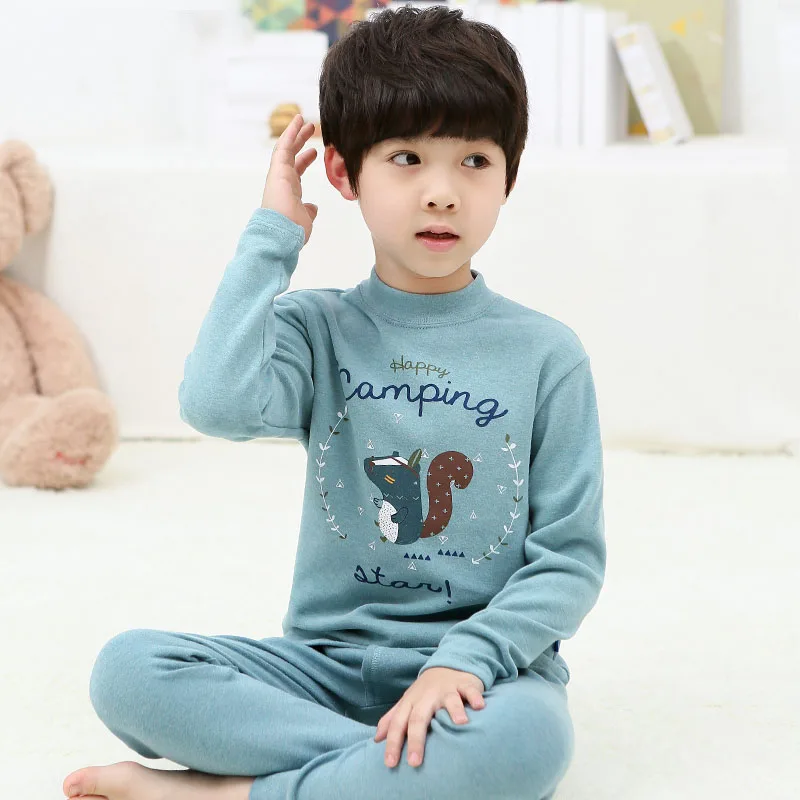 Boys' thermal underwear set in autumn and winter comfortable cotton thickened medium and large boys' long Johns CSE24
Boys' thermal underwear set in autumn and winter comfortable cotton thickened medium and large boys' long Johns CSE24