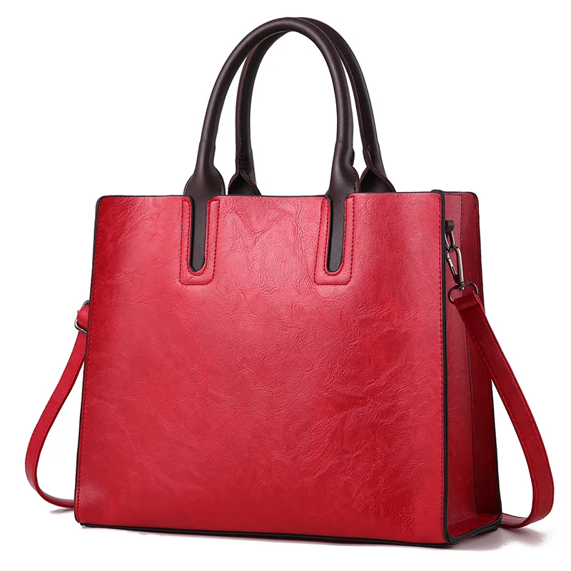 wenjie brother Women's PU Leather Handbags Luxury Lady Hand Bags Pocket Women messenger bag Big Tote Sac Bolsos Mujer
wenjie brother Women's PU Leather Handbags Luxury Lady Hand Bags Pocket Women messenger bag Big Tote Sac Bolsos Mujer