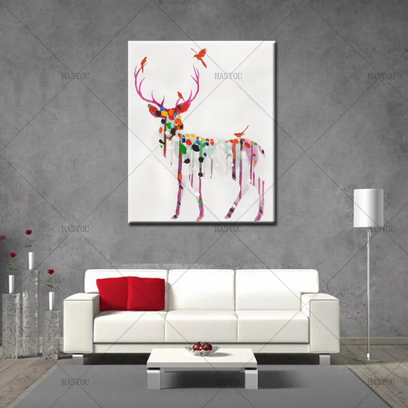 2017 Best Handmade Items Colorful Abstract Paintings Animals Oil Painting Deer Oil Painting Canvas Wall Decor Home Decor Art
2017 Best Handmade Items Colorful Abstract Paintings Animals Oil Painting Deer Oil Painting Canvas Wall Decor Home Decor Art