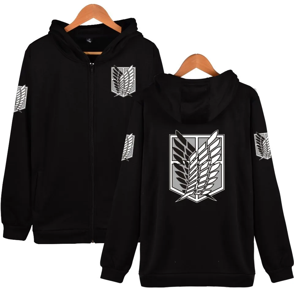 Attack on Titan Coat zipper coats and jackets Shingeki No Kyojin anime jacket tops casual hoodies and sweatshirts
Attack on Titan Coat zipper coats and jackets Shingeki No Kyojin anime jacket tops casual hoodies and sweatshirts