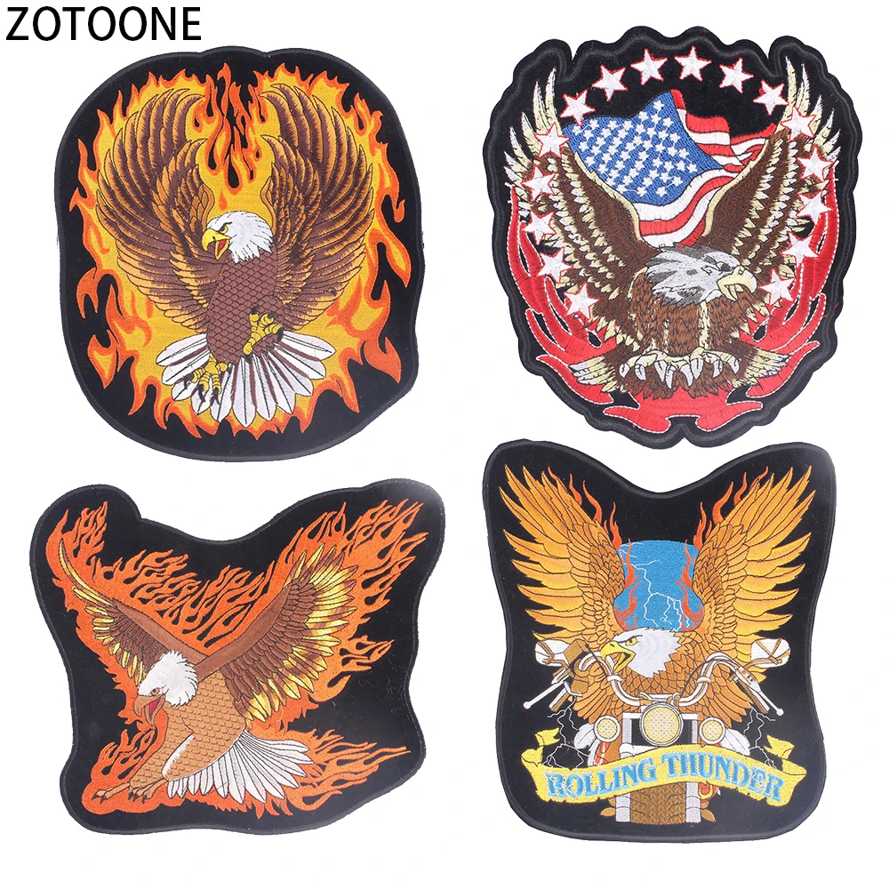 ZOTOONE Eagle Patch for Clothes Punk Iron on Patches Diy Embroidered Applique on Clothing Large Back Stickers Badge Applications
ZOTOONE Eagle Patch for Clothes Punk Iron on Patches Diy Embroidered Applique on Clothing Large Back Stickers Badge Applications