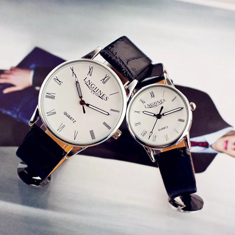 Relojes Para Hombre Элитный бренд Тонкий Полный натуральной кожи часы мужской