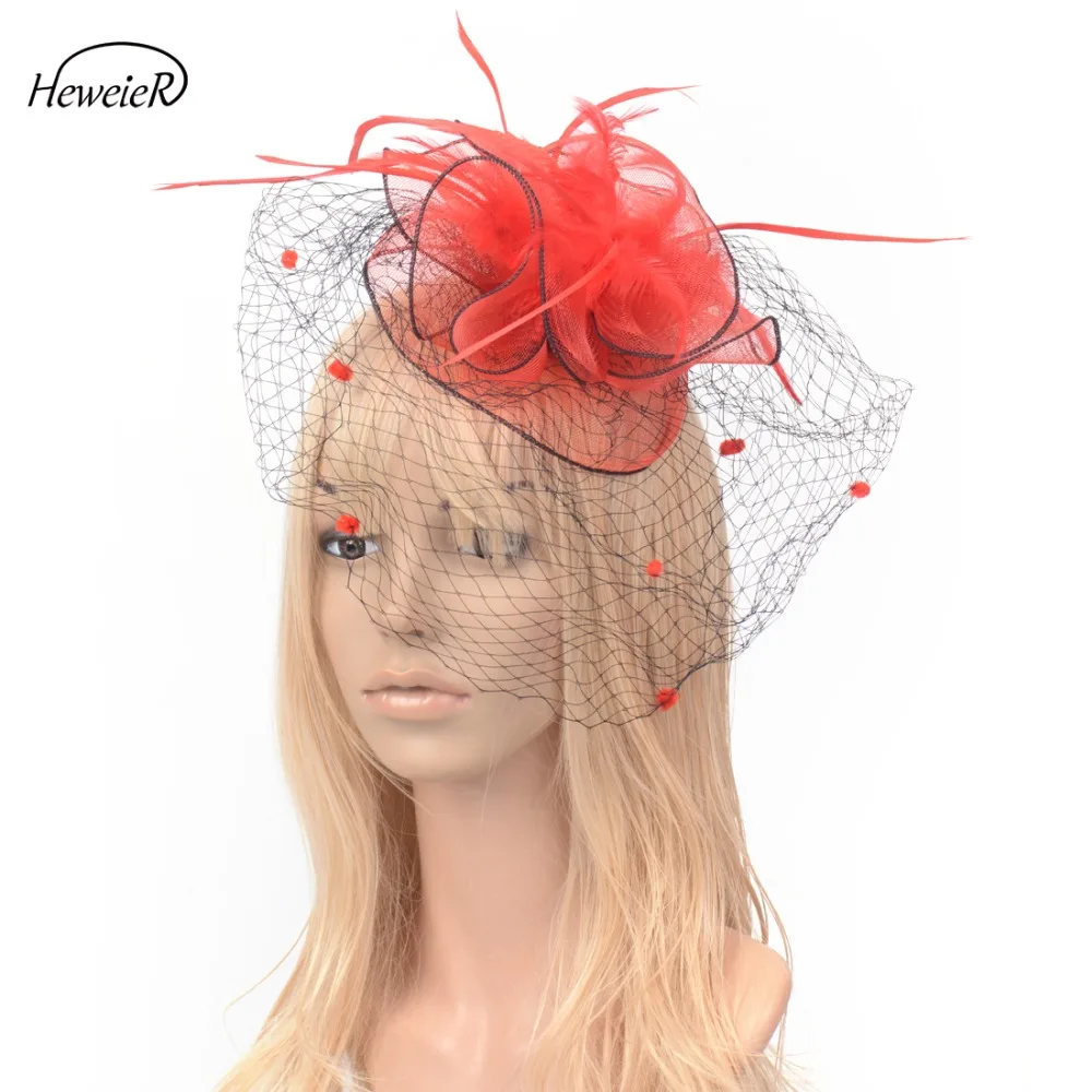 Women Ladies Hair Clips Handmade Headwear Hairpiece Headdress Birdcage Veil Mesh Party Wedding Fascinator Hats Accessories Red
Women Ladies Hair Clips Handmade Headwear Hairpiece Headdress Birdcage Veil Mesh Party Wedding Fascinator Hats Accessories Red
