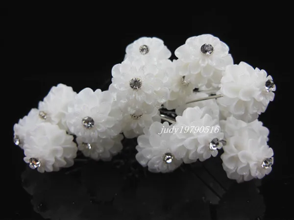 60 pcs/lot Free Shipping Hair Jewelry New Fashion White Flower Crystal Hair Pins Wedding party woman hair grips Hair Accessory
60 pcs/lot Free Shipping Hair Jewelry New Fashion White Flower Crystal Hair Pins Wedding party woman hair grips Hair Accessory