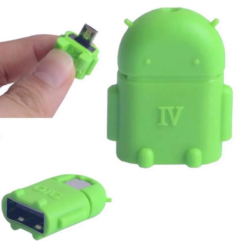 Micro usb to USB OTG adapter for Universal Android phone tablet pc connect to flash mouse keyboard Robot Shape xiaomi 5
Micro usb to USB OTG adapter for Universal Android phone tablet pc connect to flash mouse keyboard Robot Shape xiaomi 5