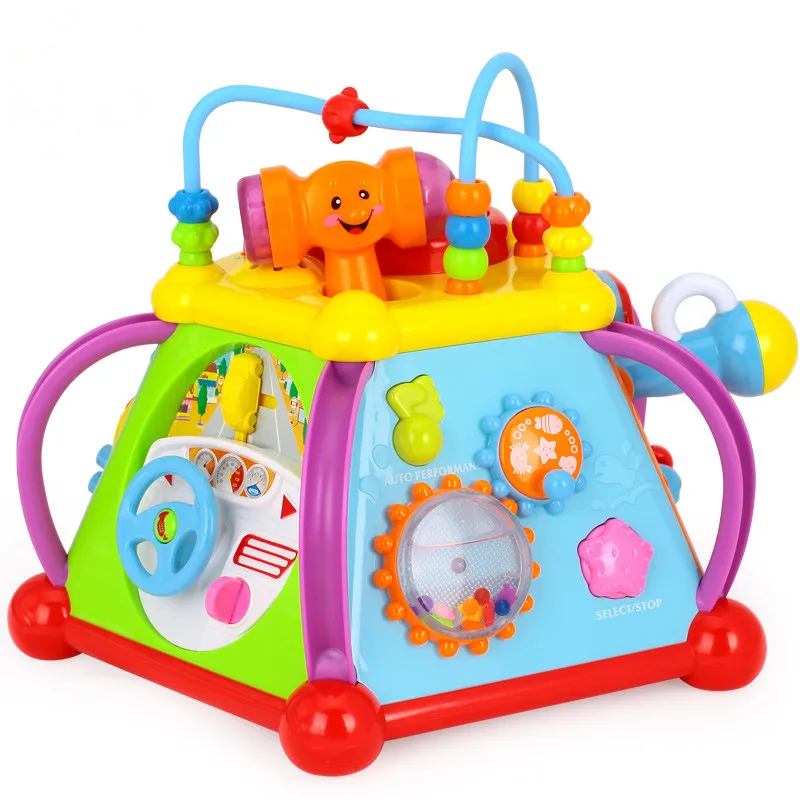 Baby Toy Musical Activity Cube Play Center with Lights,15 Functions Skills Learning Educational Toys For Kids brinquedo musical
Baby Toy Musical Activity Cube Play Center with Lights,15 Functions Skills Learning Educational Toys For Kids brinquedo musical