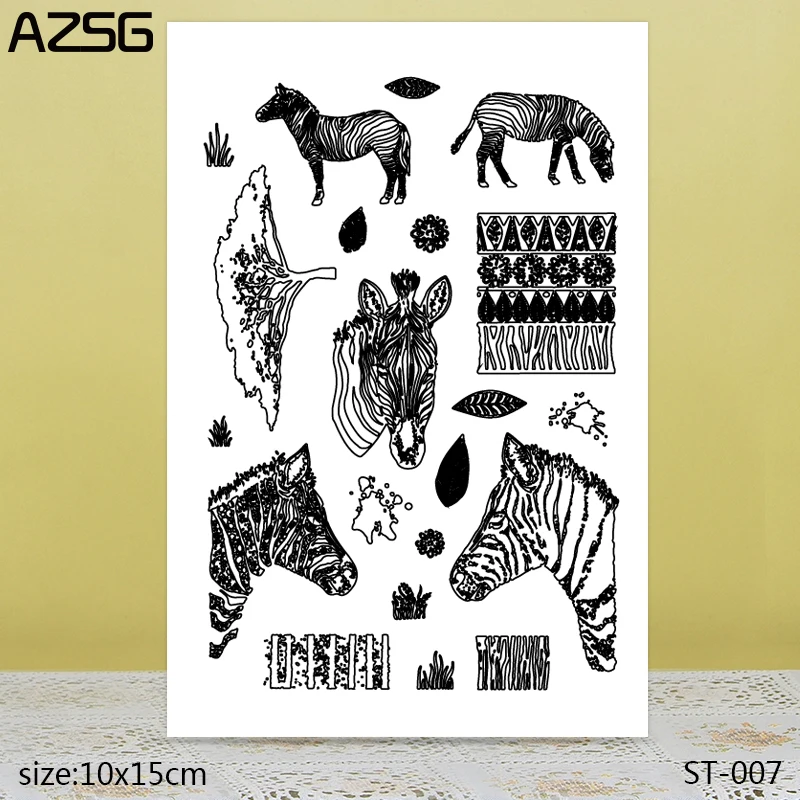 AZSG Realistic Zebra Tree Leaves Clear Stamps/Seals For DIY Scrapbooking/Card Making/Album Decorative Silicone Stamp Crafts
AZSG Realistic Zebra Tree Leaves Clear Stamps/Seals For DIY Scrapbooking/Card Making/Album Decorative Silicone Stamp Crafts