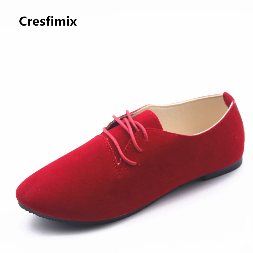 Женские туфли на шнуровке Cresfimix, красные Повседневные Удобные туфли на весну и лето, обувь на плоской подошке Женская
Женские туфли на шнуровке Cresfimix, красные Повседневные Удобные туфли на весну и лето, обувь на плоской подошке Женская