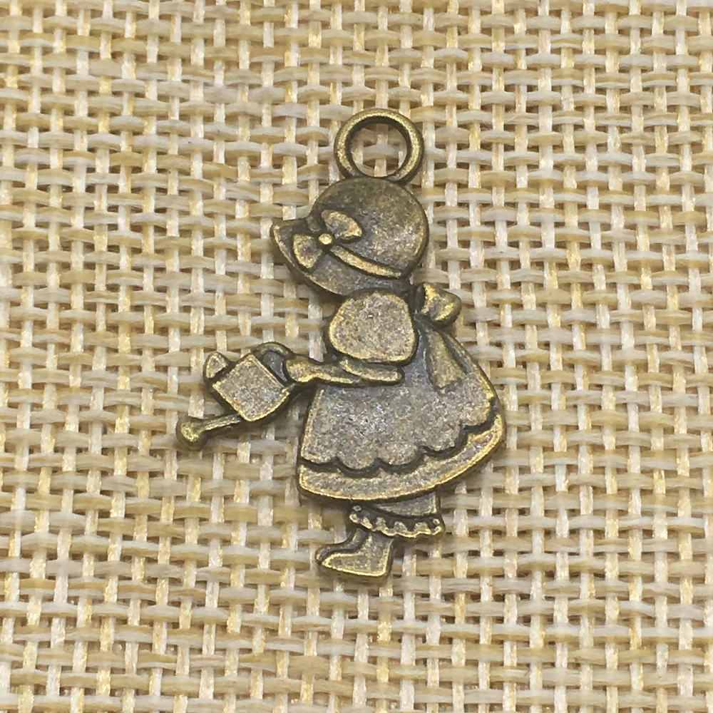 30 шт. Детские картинки Алиса|charms antique|girl charmcharms antique bronze |