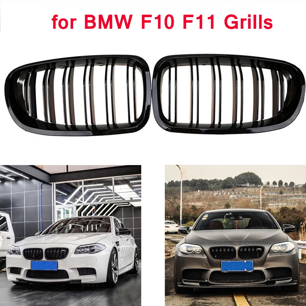 

Front Kidney Grille ABS Car Racing Grills for BMW 5 Series F11 F10 4 Doors 2010-2016 520i 523 525i 530i Car Styling Accessories