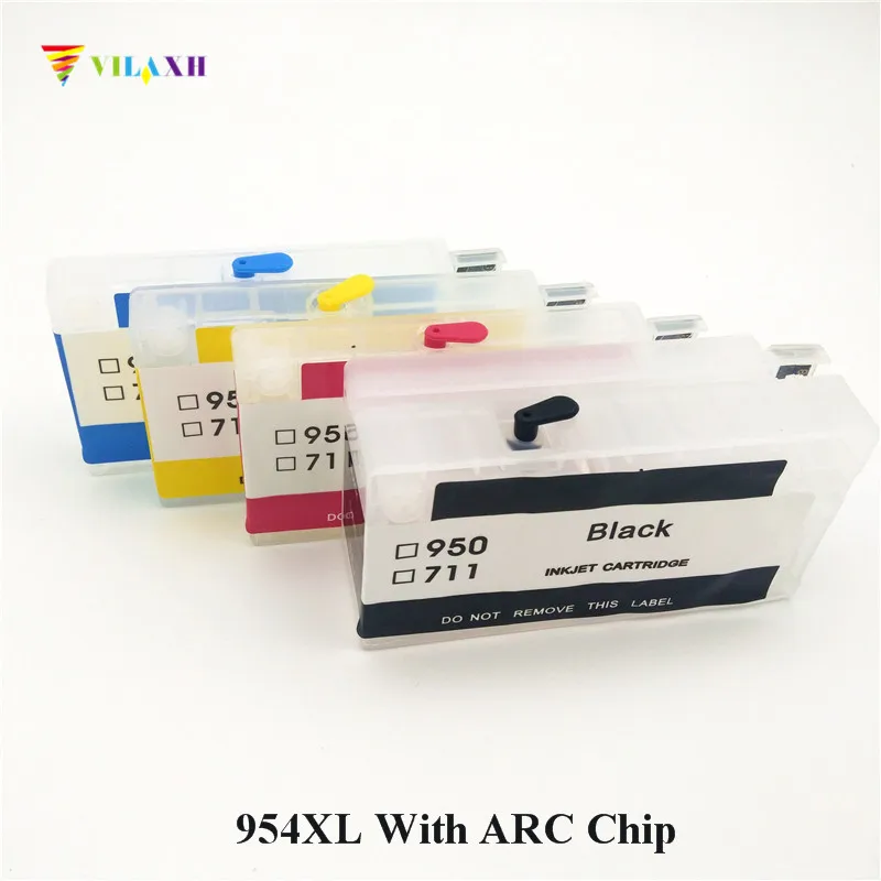 vilaxh 954 Refillable ink Cartridge Replacement For HP 954xl 954 XL Officejet Pro 7740 8210 8710 8720 8730 With Auto Reset Chip
vilaxh 954 Refillable ink Cartridge Replacement For HP 954xl 954 XL Officejet Pro 7740 8210 8710 8720 8730 With Auto Reset Chip