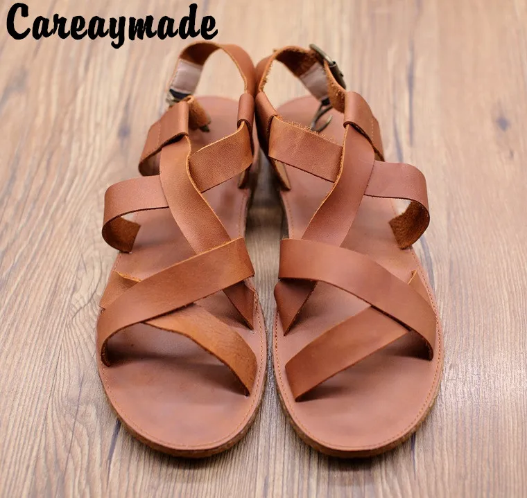 Careaymade-New head layer cowhide pure handmade weave shoes, the retro art mori girl shoes,Women's casual flta lSandals
Careaymade-New head layer cowhide pure handmade weave shoes, the retro art mori girl shoes,Women's casual flta lSandals