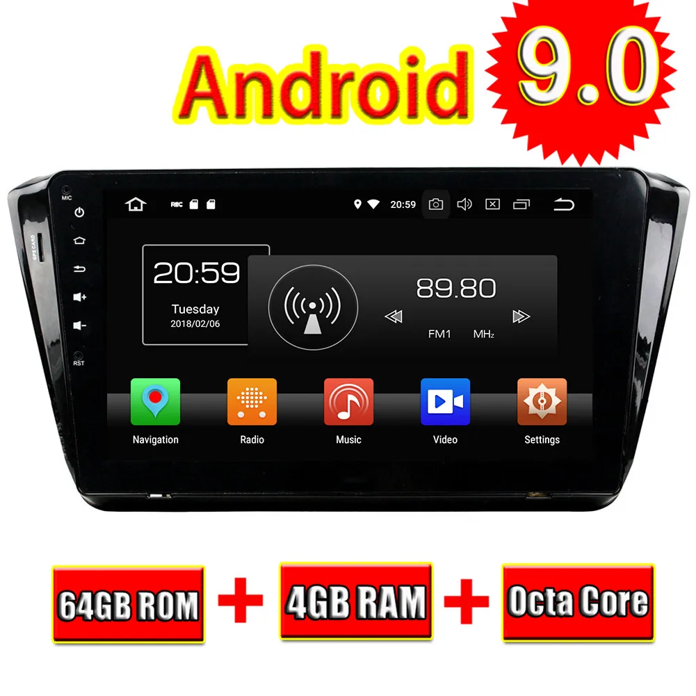 TOPNAVI Android 9.0 Car Head Unit GPS Navigation Radio Stereo For Skoda Superb 2015 Autoradio Audio Stereo NO DVD Two Din 4+64GB
TOPNAVI Android 9.0 Car Head Unit GPS Navigation Radio Stereo For Skoda Superb 2015 Autoradio Audio Stereo NO DVD Two Din 4+64GB