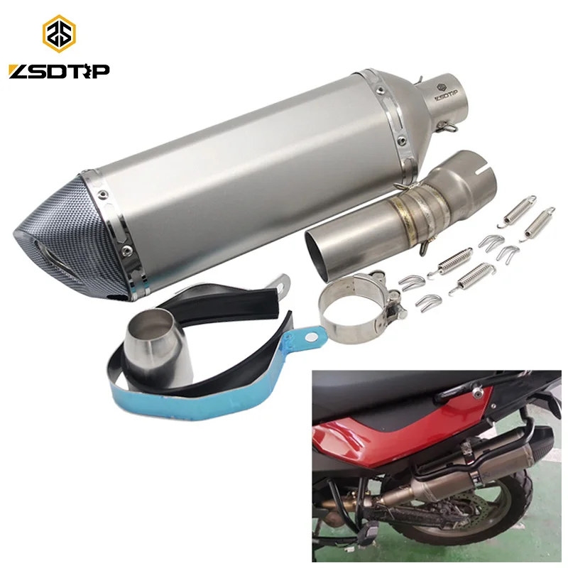ZSDTRP Motorcycle Exhaust Middle Pipe Connect Tube Slip-on For BMW F650GS F700GS F800GS F800R
ZSDTRP Motorcycle Exhaust Middle Pipe Connect Tube Slip-on For BMW F650GS F700GS F800GS F800R