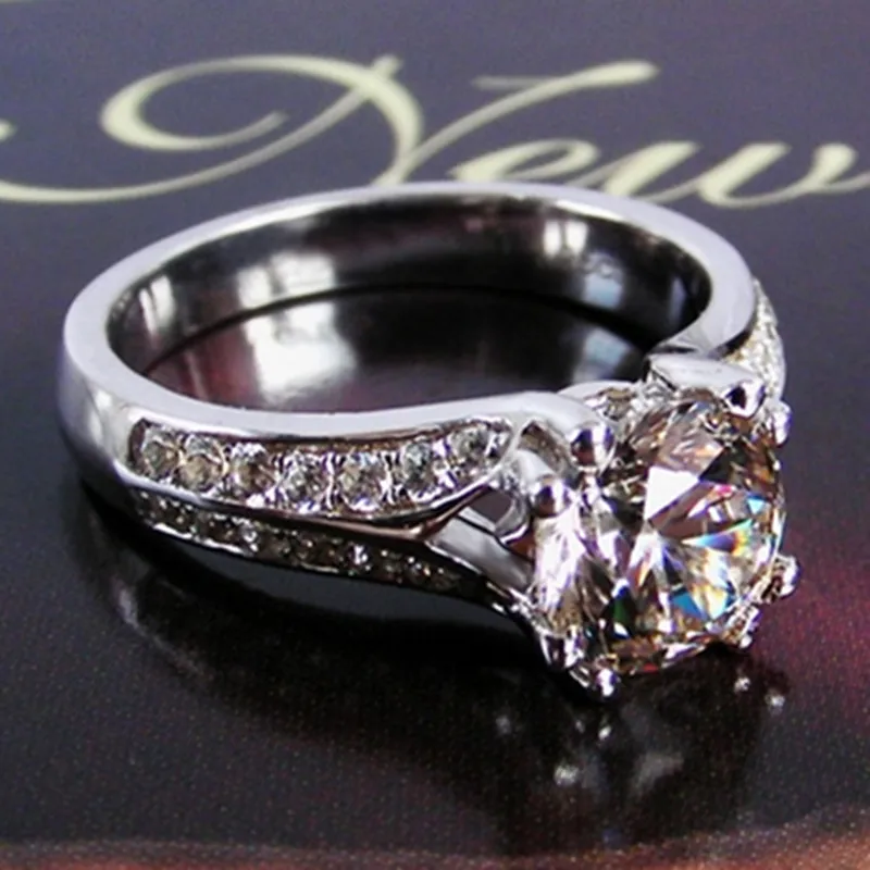 Hearts and Arrows 1.5CT Female Anniversary Diamond Ring for Her White Gold 14K Jewelry AU585
Hearts and Arrows 1.5CT Female Anniversary Diamond Ring for Her White Gold 14K Jewelry AU585