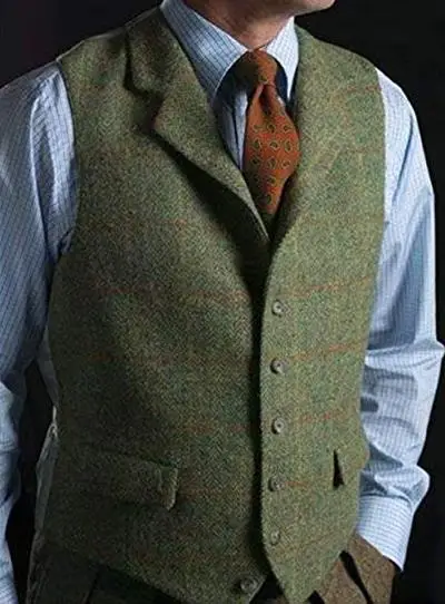 Latest Plaid Custom Make Man's Vest Wedding Groom Wear Formal Tuxedo Latest Design Vest Unique Fashion Men Vest Only
Latest Plaid Custom Make Man's Vest Wedding Groom Wear Formal Tuxedo Latest Design Vest Unique Fashion Men Vest Only