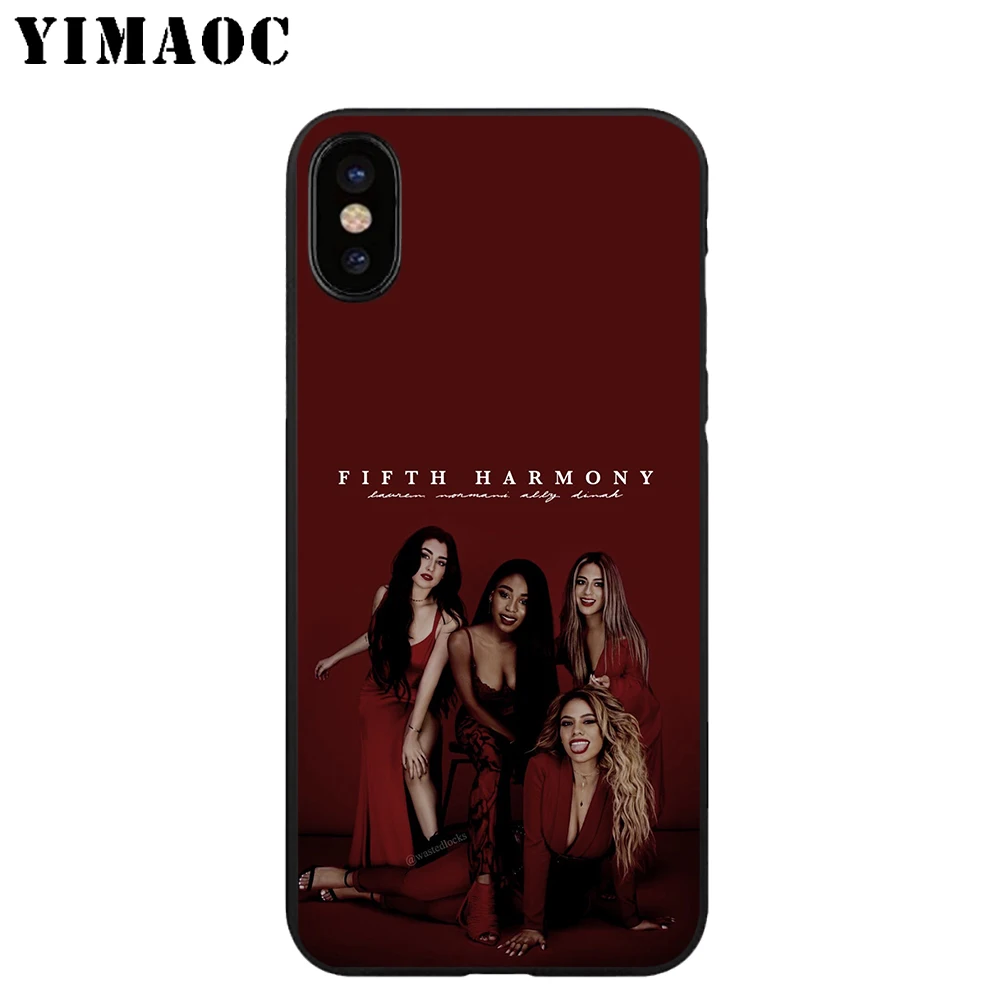 YIMAOC Fifth Harmony Forever Мягкий ТПУ Черный силиконовый чехол для iPhone X или 10 8 7 6 6S Plus 5 5S SE Xr Xs