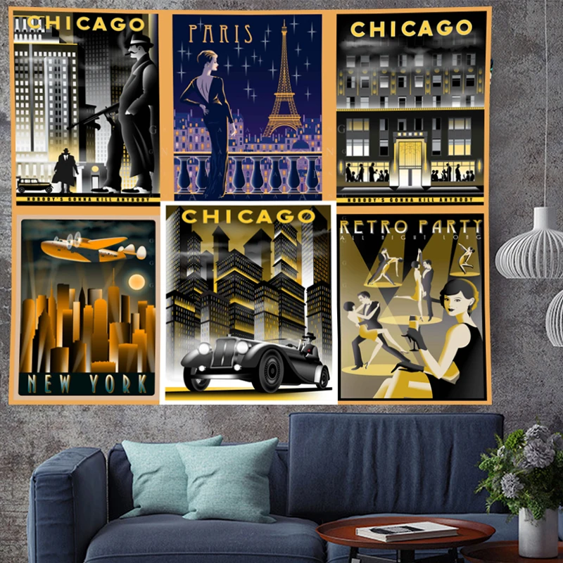 Vintage Retro movie poster abstract wall hanging structure Cowboy Tapestries hippie Psychedelic Wall carpet Hanging Home Decor
Vintage Retro movie poster abstract wall hanging structure Cowboy Tapestries hippie Psychedelic Wall carpet Hanging Home Decor
