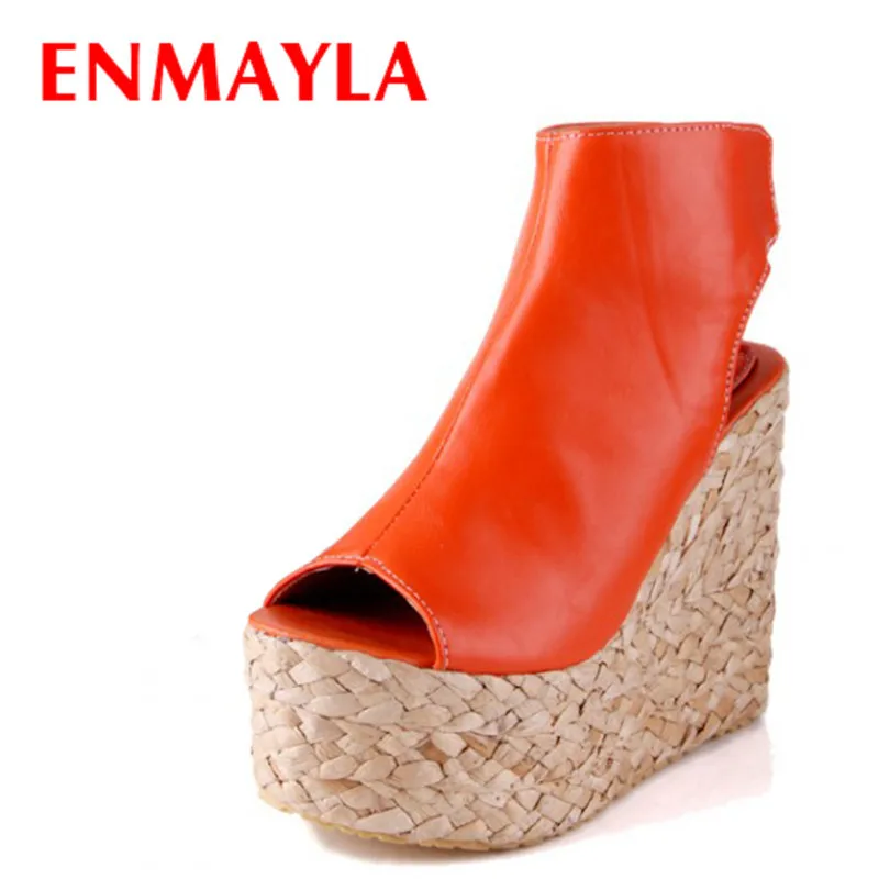 Женские босоножки на платформе ENMAYLA, туфли-лодочки на танкетке с открытым носком, туфли-лодочки на высоком каблуке, летняя обувь, женские туф...
Женские босоножки на платформе ENMAYLA, туфли-лодочки на танкетке с открытым носком, туфли-лодочки на высоком каблуке, летняя обувь, женские туф...