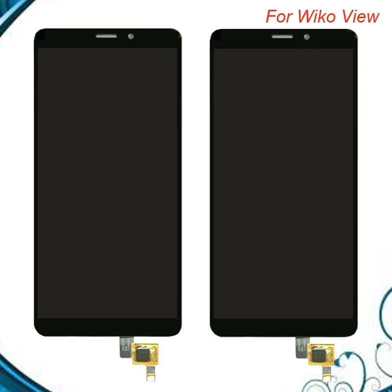 100% протестированный ЖК дисплей для wiko view инструмент ремонта сенсорного экрана в
