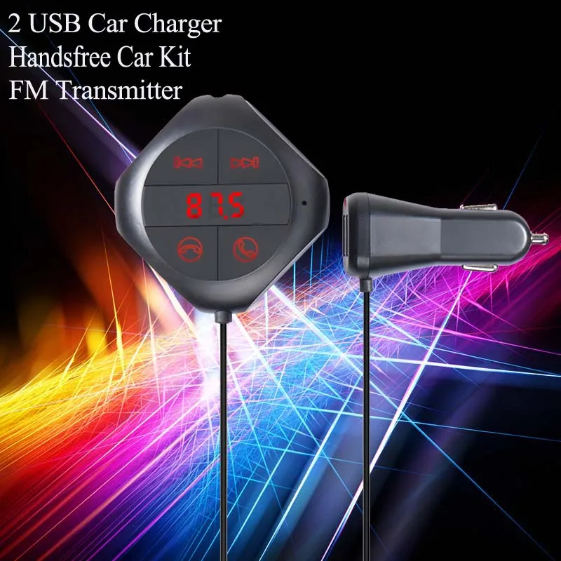 Автомобильный MP3-плеер автомобильный Bluetooth fm-передатчик комплект громкой связи MP3